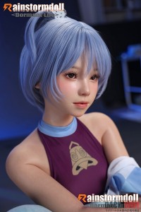 Rainstorm Doll 145cm AAカップ 2番目の猫ヘッド シームレスドール リアル皮膚ボディ フルシリコン製ラブドール