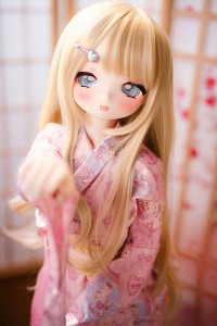 J-cute 133cm バスト平 AGD19 萌咲（もえ）ヘッド 掲載画像は フルシリコン製ラブドール