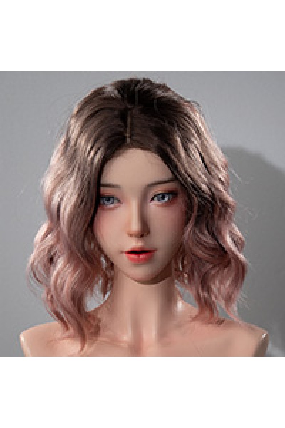 Doll Senior 148cm Cカップ 萌音 軟性シリコンヘッド オーラル機能+口開閉機能あり+模擬口腔付き 掲載画像はフルシリコン製ラブドール