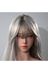 Doll Senior 148cm Cカップ 萌音 軟性シリコンヘッド オーラル機能+口開閉機能あり+模擬口腔付き 掲載画像はフルシリコン製ラブドール