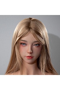 Doll Senior 148cm Cカップ 萌音 軟性シリコンヘッド オーラル機能+口開閉機能あり+模擬口腔付き 掲載画像はフルシリコン製ラブドール
