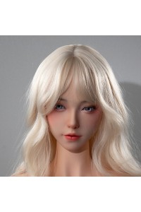 Doll Senior 148cm Cカップ 萌音 軟性シリコンヘッド オーラル機能+口開閉機能あり+模擬口腔付き 掲載画像はフルシリコン製ラブドール