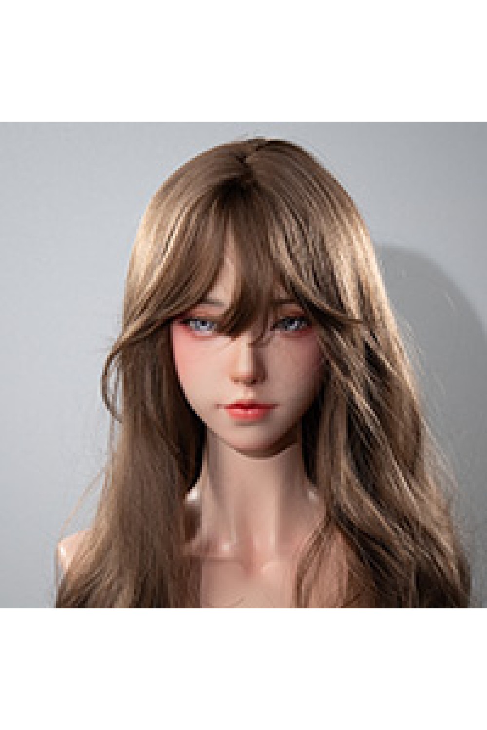 Doll Senior 148cm Cカップ 萌音 軟性シリコンヘッド オーラル機能+口開閉機能あり+模擬口腔付き 掲載画像はフルシリコン製ラブドール