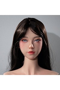 Doll Senior 148cm Cカップ 萌音 軟性シリコンヘッド オーラル機能+口開閉機能あり+模擬口腔付き 掲載画像はフルシリコン製ラブドール