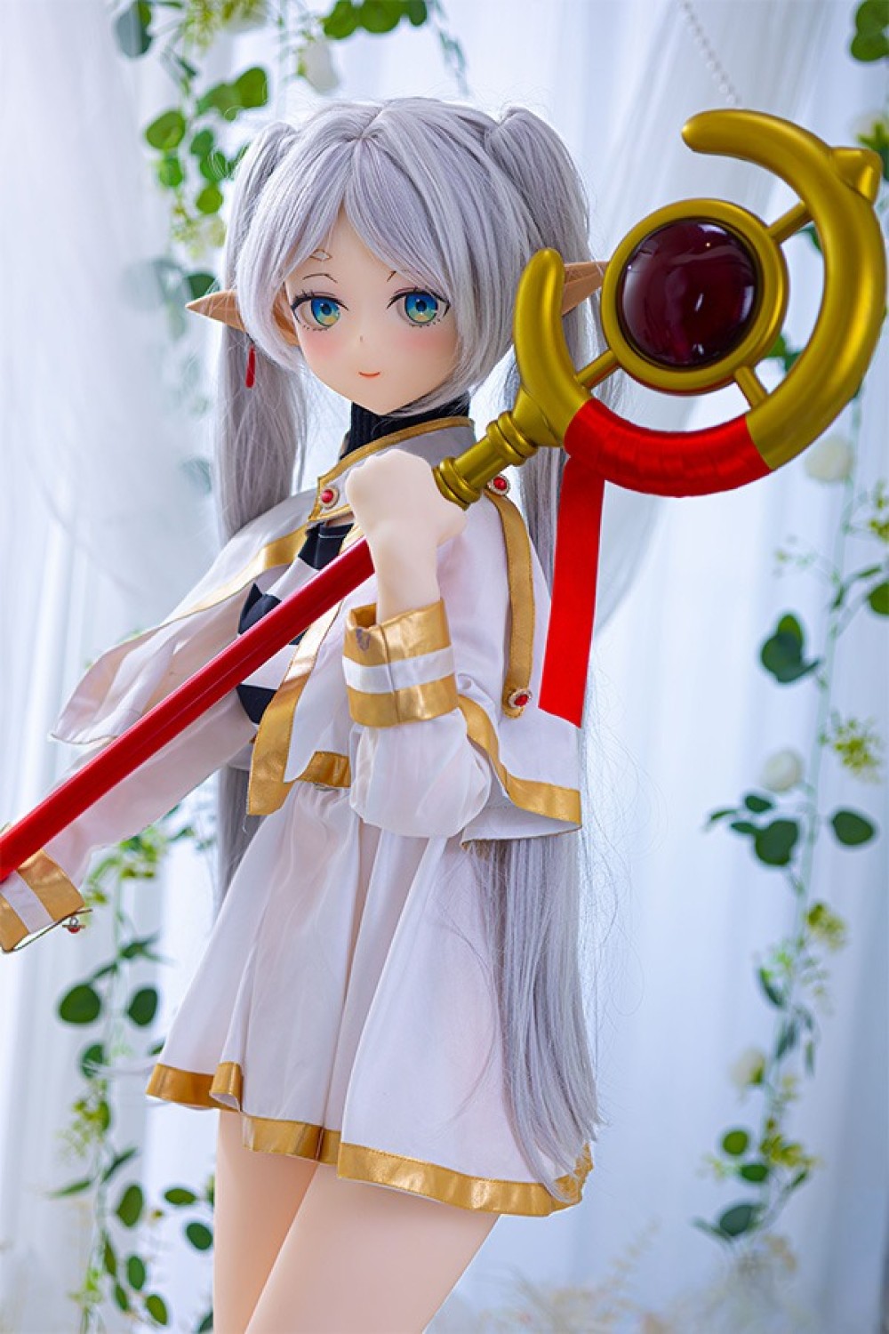 Aotume Doll 145cm Bカップ #134ヘッド エルフ耳 掲載画像はTPE製ラブドール