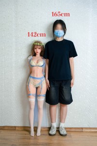 HSDOLL 142cm Cカップ M15ヘッド 軽量19.5kg フルシリコン製ラブドール プロモーション画像と同じ衣装が無料で付属します