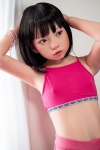 J-cute 128cm バスト平 AGB08 衣音ヘッド 掲載画像は フルシリコン製ラブドール
