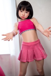J-cute 128cm バスト平 AGB08 衣音ヘッド 掲載画像は フルシリコン製ラブドール