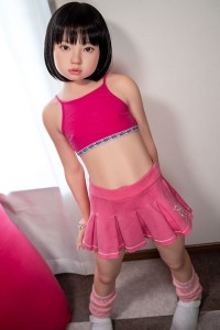 J-cute 128cm バスト平 AGB08 衣音ヘッド 掲載画像は フルシリコン製ラブドール