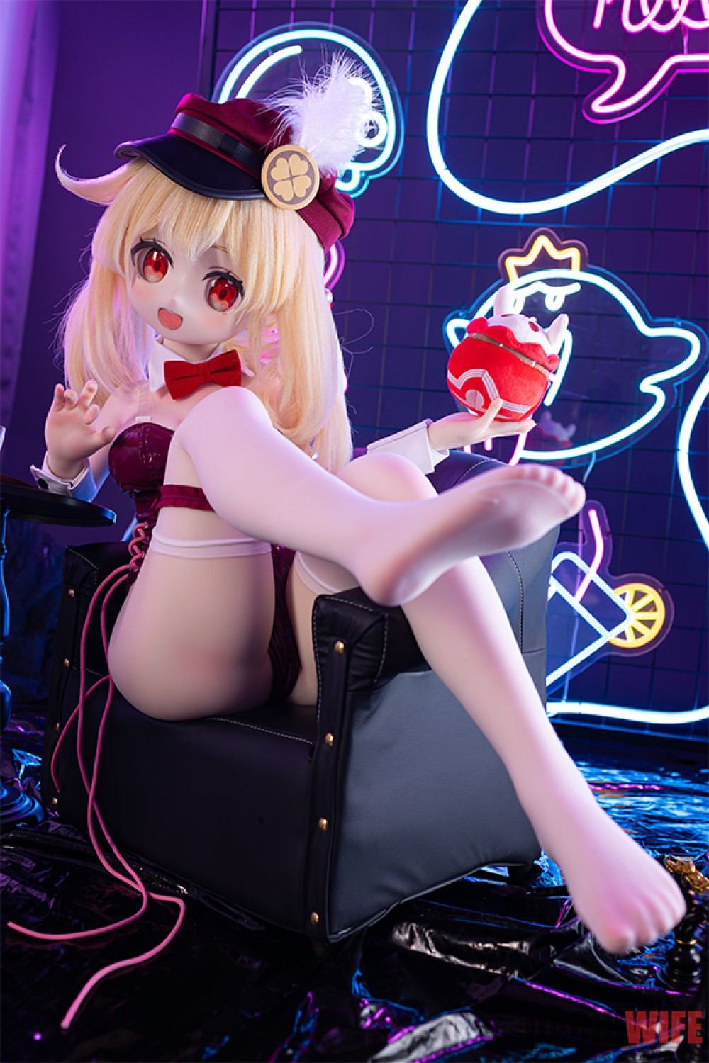 MW Girl 魔物姫 115cm #嘟嘟可 バスト大 アニメドール 宣材写真と同じ衣装&ウィッグも付属 掲載画像はソフトビニールヘッド＋シリコン製ラブドール