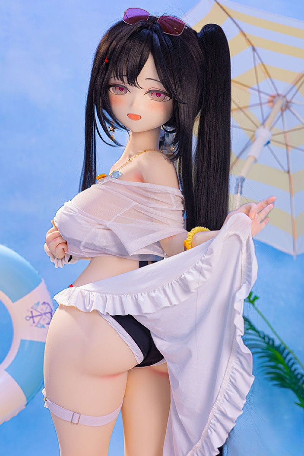 MW Girl 魔物姫 121cm バスト大 #木西子 宣材写真と同じ衣装&ウィッグも付属 掲載画像はビニールヘッド+シリコンボディラブドール