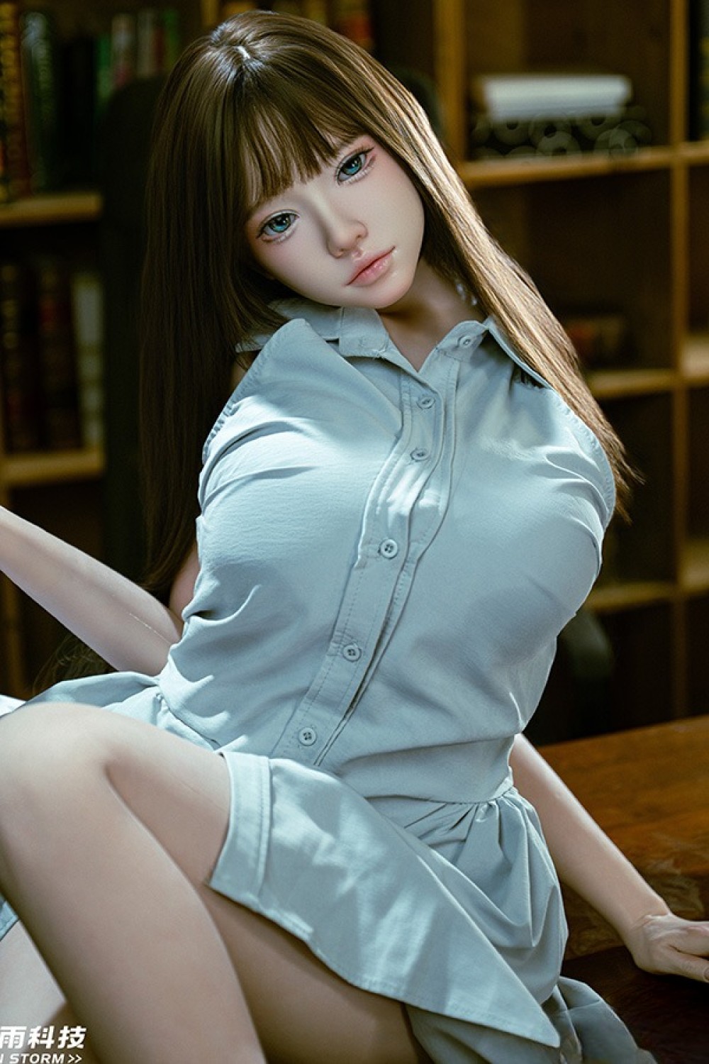Real Girl｜RainStorm別注品 153cm Iカップ 猫（ねこ）ヘッド 目の開閉機能付き リアル皮膚ボディ フルシリコン製ラブドール