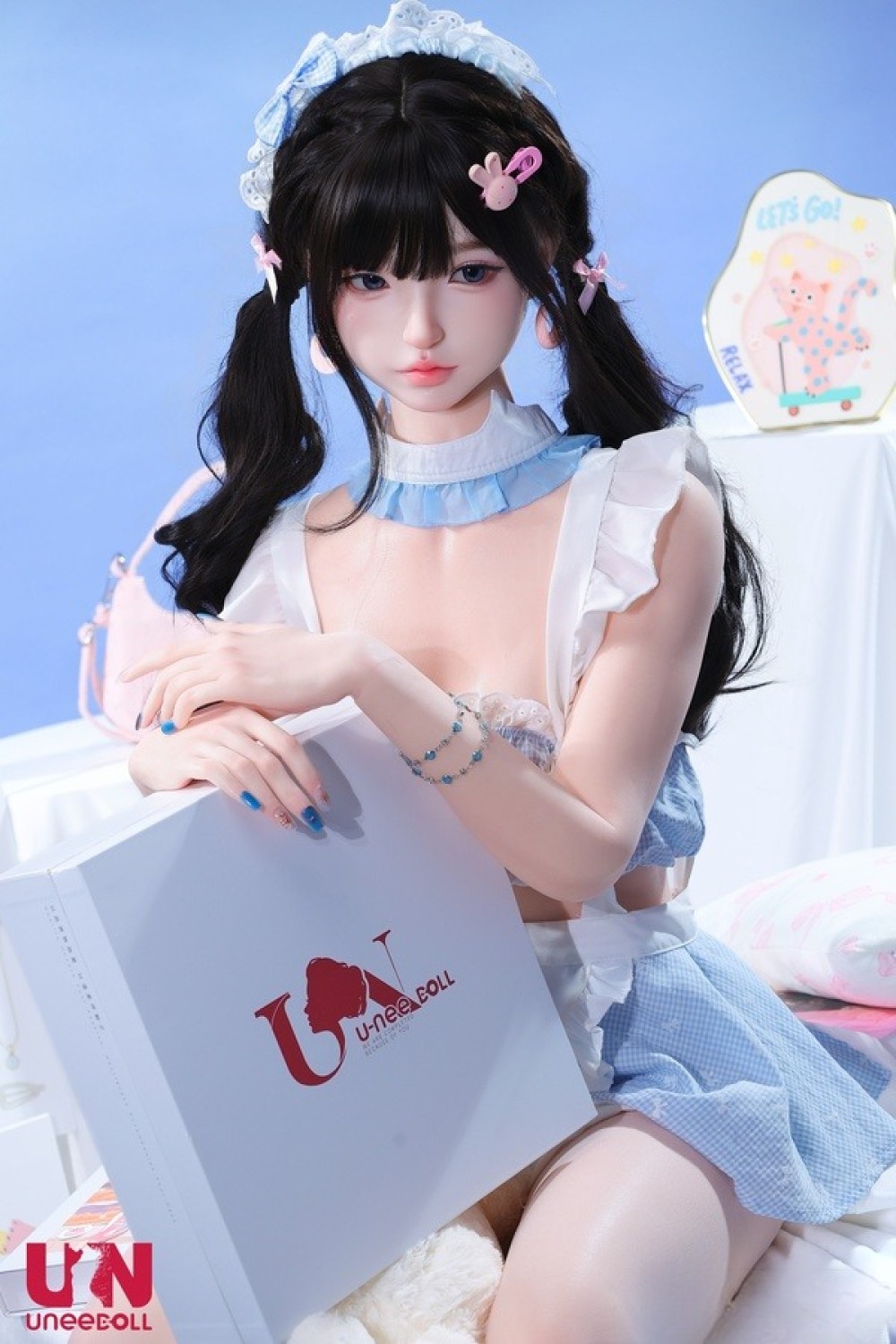Uneedoll 155cm Cカップ 妙兔ヘッド メイク① 口開閉+口腔模擬付き フルシリコン製ラブドール