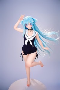 XYGO 許願谷 148cm Aカップ 尼亚（Niya）R04ヘッド 肌色＆眼球色＆メイク＆ウィッグ＆衣装は宣材写真と同じ フルシリコン製ラブドール