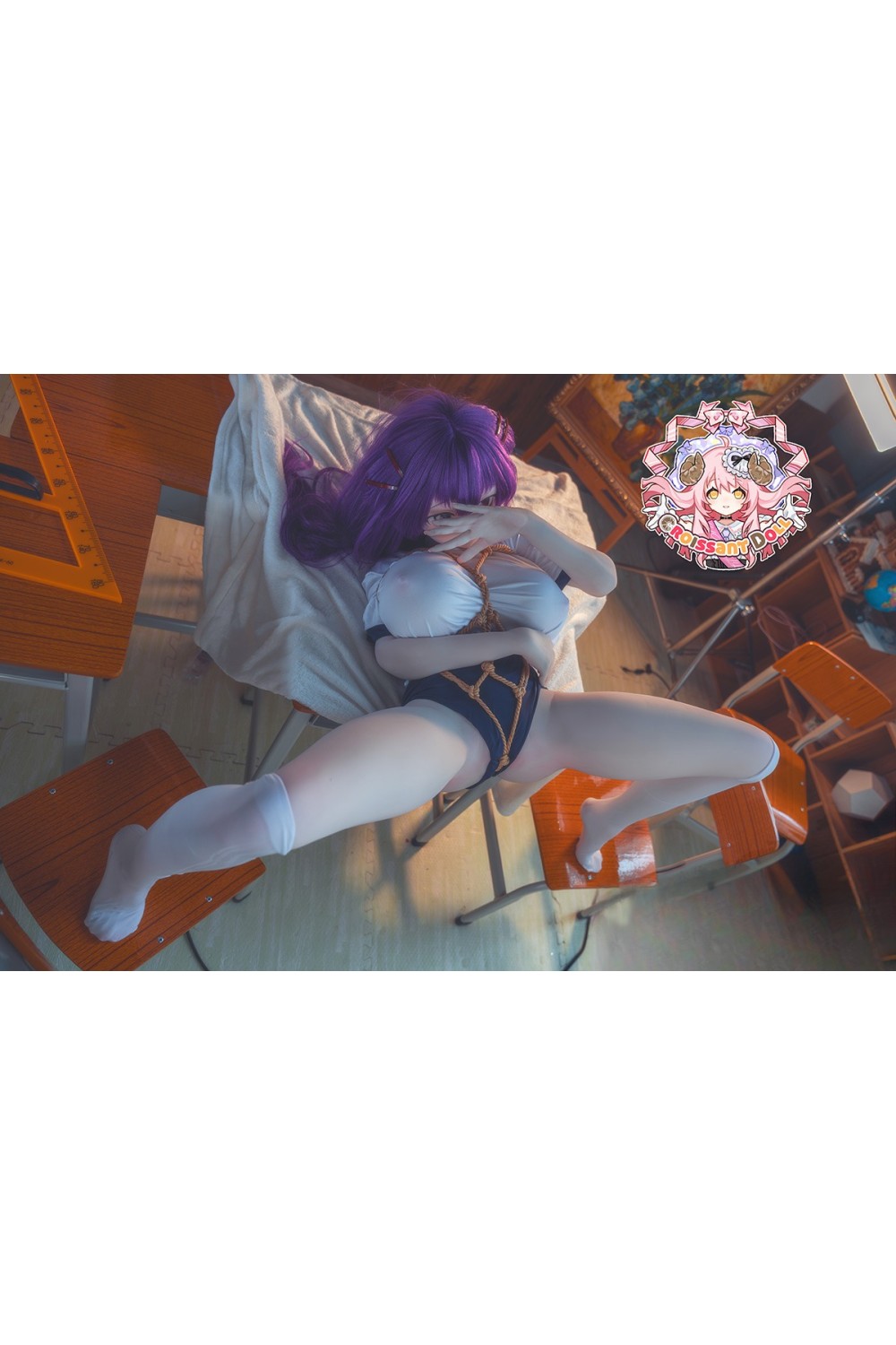 羊角社Doll 155cm Max 爆乳 千鹤ヘッド 手描きメイク ソフトビニール製ヘッド+S-TPE製ボディラブドール