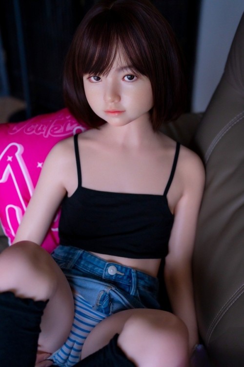 J-cute 128cm バスト平 AGB38 未陽ヘッド 口開閉機能付き 掲載画像は フルシリコン製ラブドール