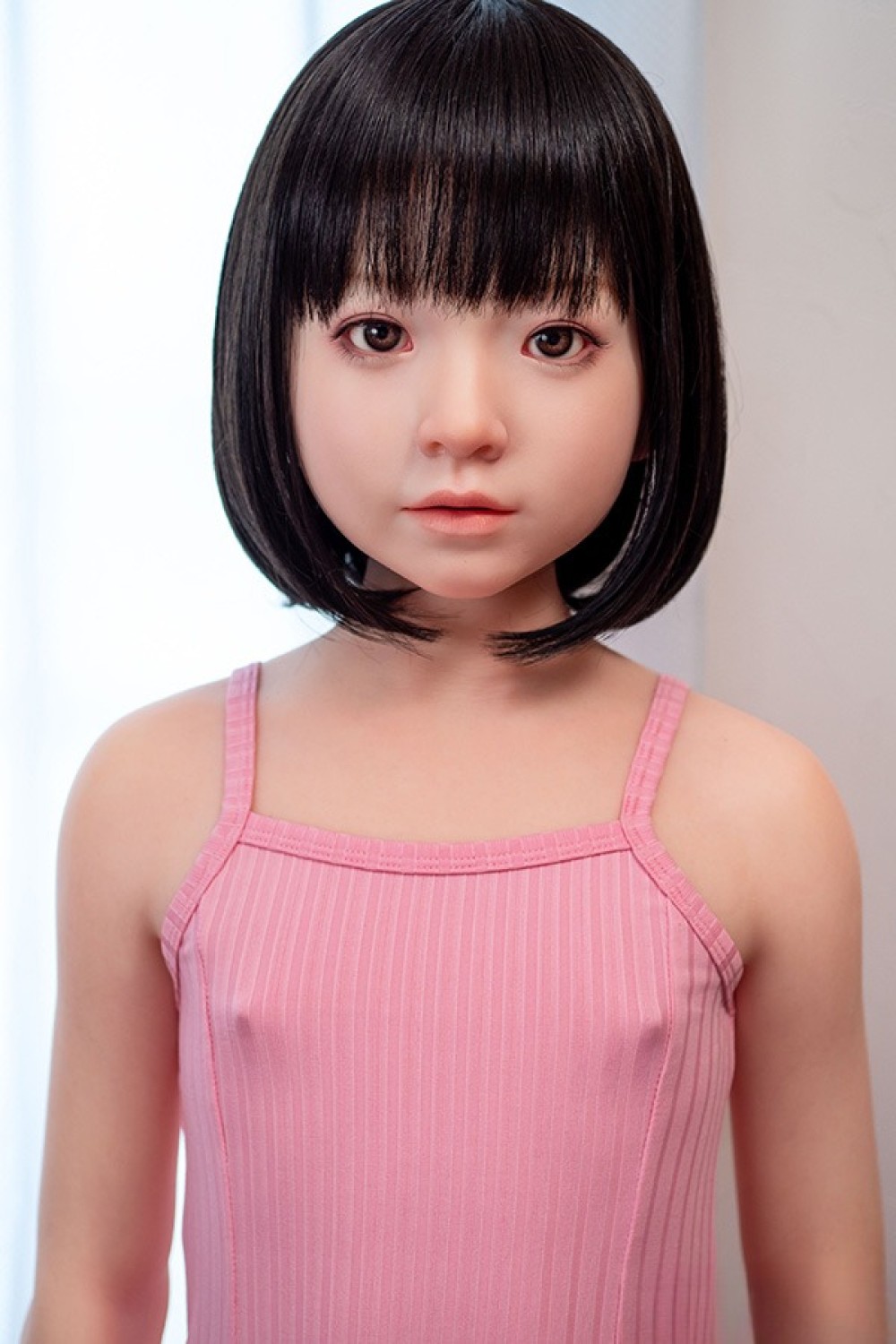J-cute 128cm バスト平 AGB38 未陽ヘッド 口開閉機能付き 掲載画像は フルシリコン製ラブドール