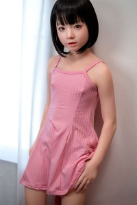 J-cute 128cm バスト平 AGB38 未陽ヘッド 口開閉機能付き 掲載画像は フルシリコン製ラブドール