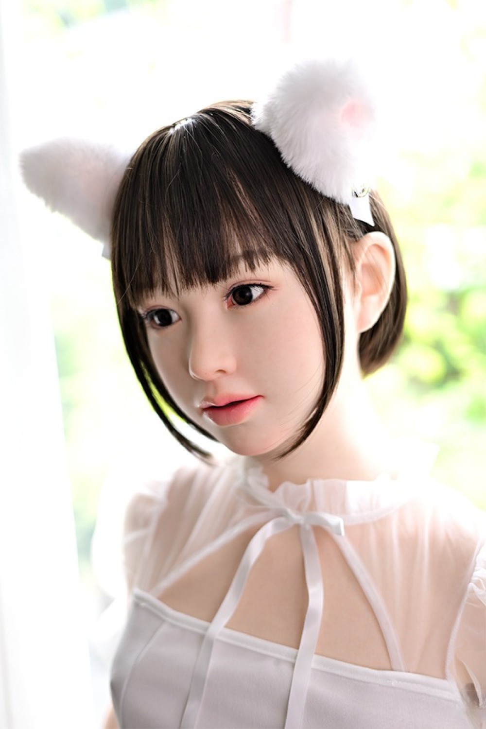 J-cute 144cm Aカップ AGD38 遥（はるか）ヘッド シームレスドール ROS機能付き 掲載画像は フルシリコン製ラブドール