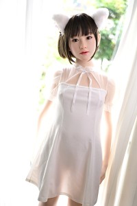 J-cute 144cm Aカップ AGD38 遥（はるか）ヘッド シームレスドール ROS機能付き 掲載画像は フルシリコン製ラブドール