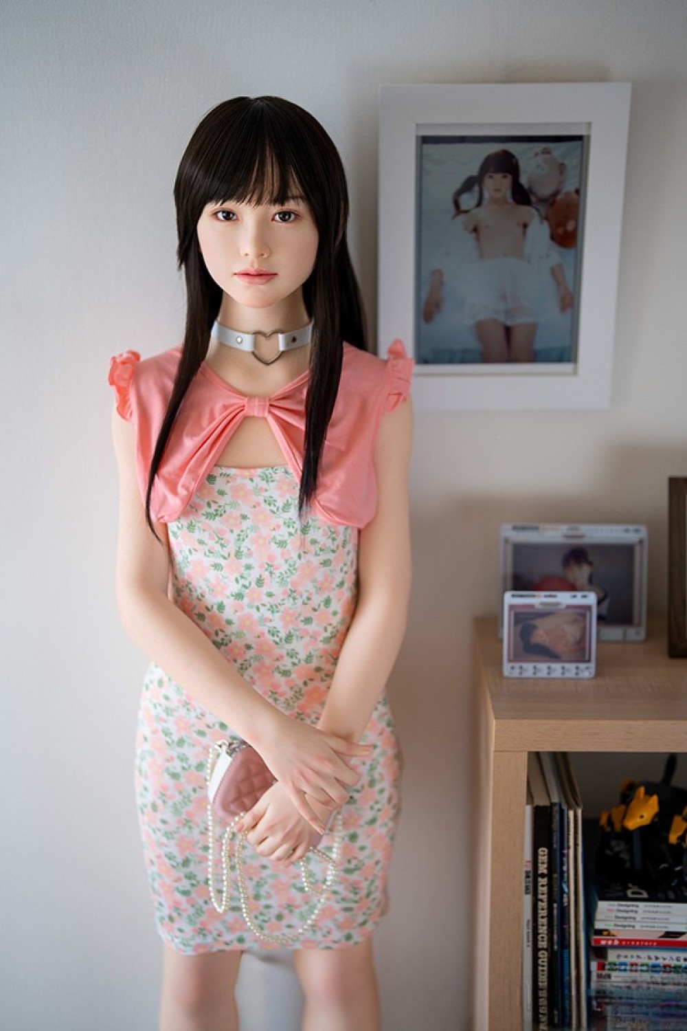 J-cute 144cm Aカップ AGD38 遥（はるか）ヘッド シームレスドール ROS機能付き 掲載画像は フルシリコン製ラブドール