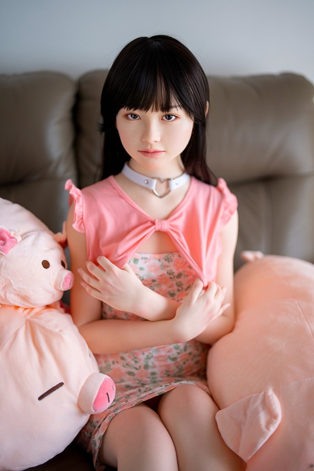 J-cute 144cm Aカップ AGD38 遥（はるか）ヘッド シームレスドール ROS機能付き 掲載画像は フルシリコン製ラブドール