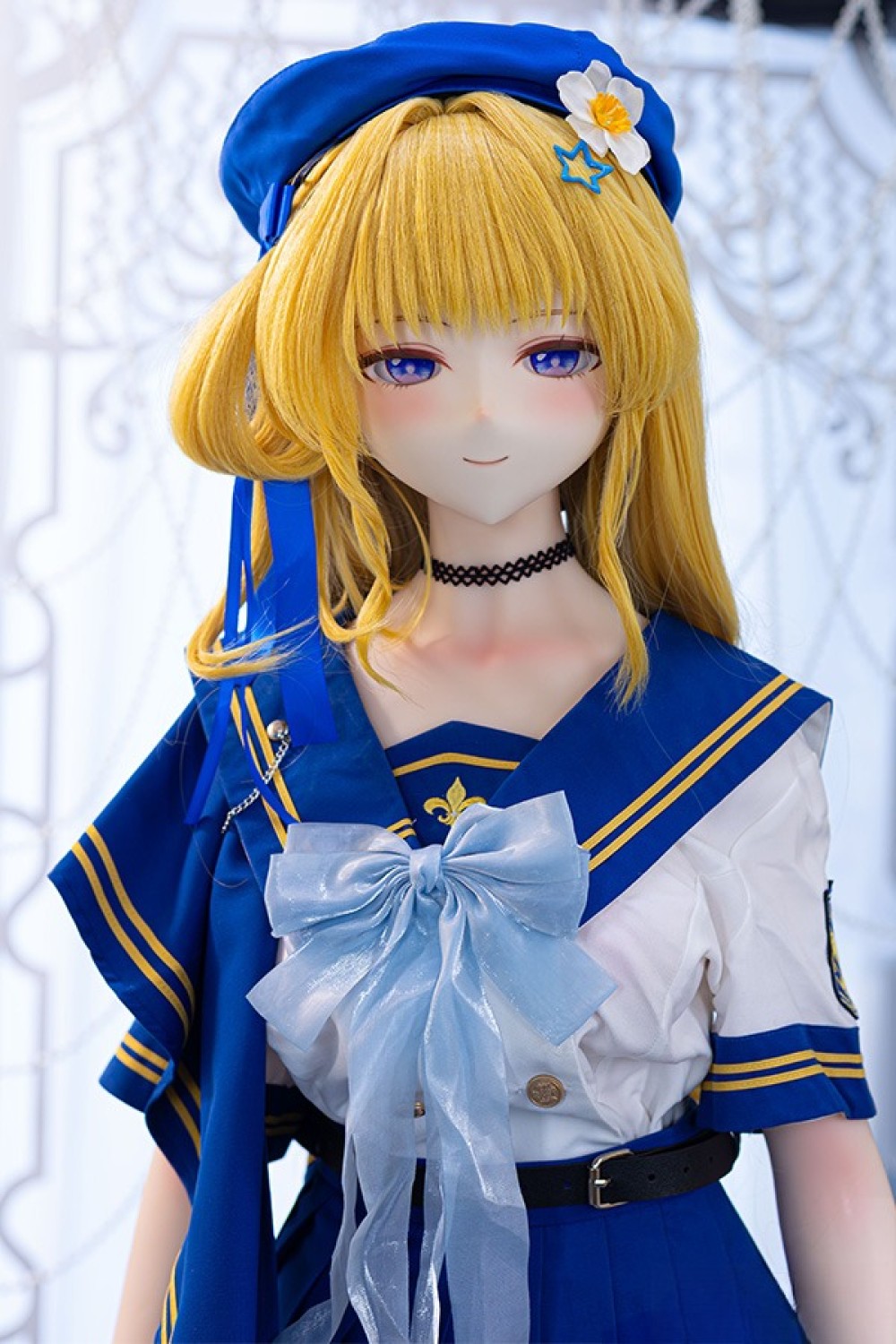 J-cute 133cm バスト平 AGD19 萌咲（もえ）ヘッド 掲載画像は フルシリコン製ラブドール
