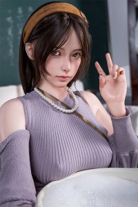 蛍火日記 165cm Max Cカップ 晴子（Qingzi）メイク②ヘッド リアル皮膚付き フルシリコン製ラブドール