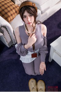 蛍火日記 165cm Max Cカップ 晴子（Qingzi）メイク②ヘッド リアル皮膚付き フルシリコン製ラブドール