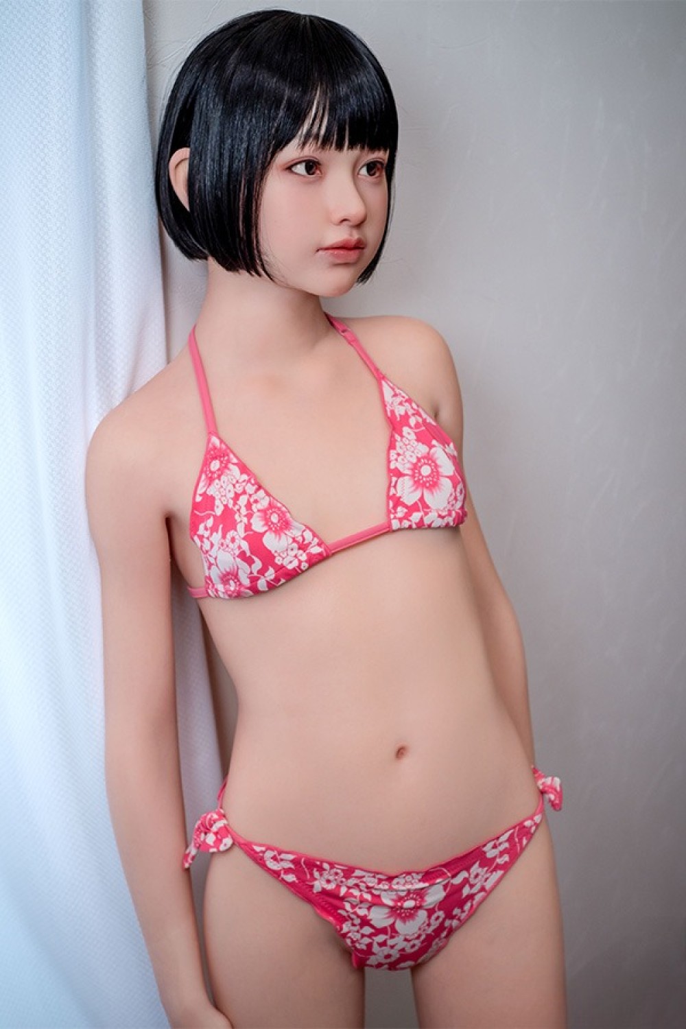 J-cute 144cm Aカップ AGD38 遥（はるか）ヘッド シームレスドール ROS機能付き 掲載画像は フルシリコン製ラブドール