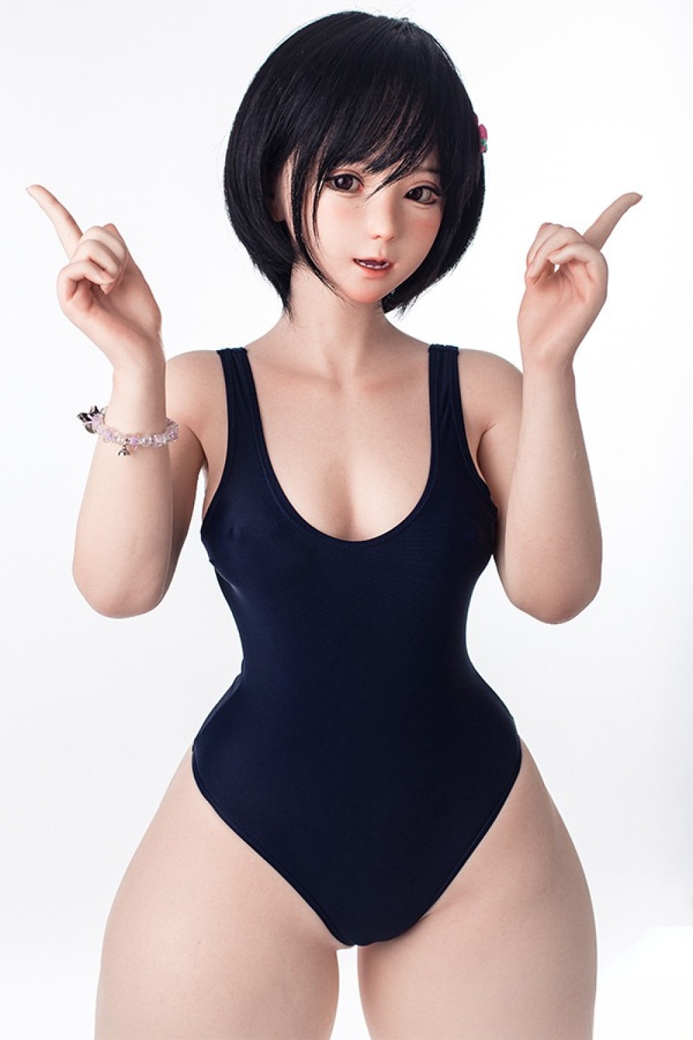Jiusheng Doll 125cm Cカップ #129B Sanaヘッド 軽量化ボディ ROS口開閉機能付き リアル皮膚 フルシリコン製ラブドール