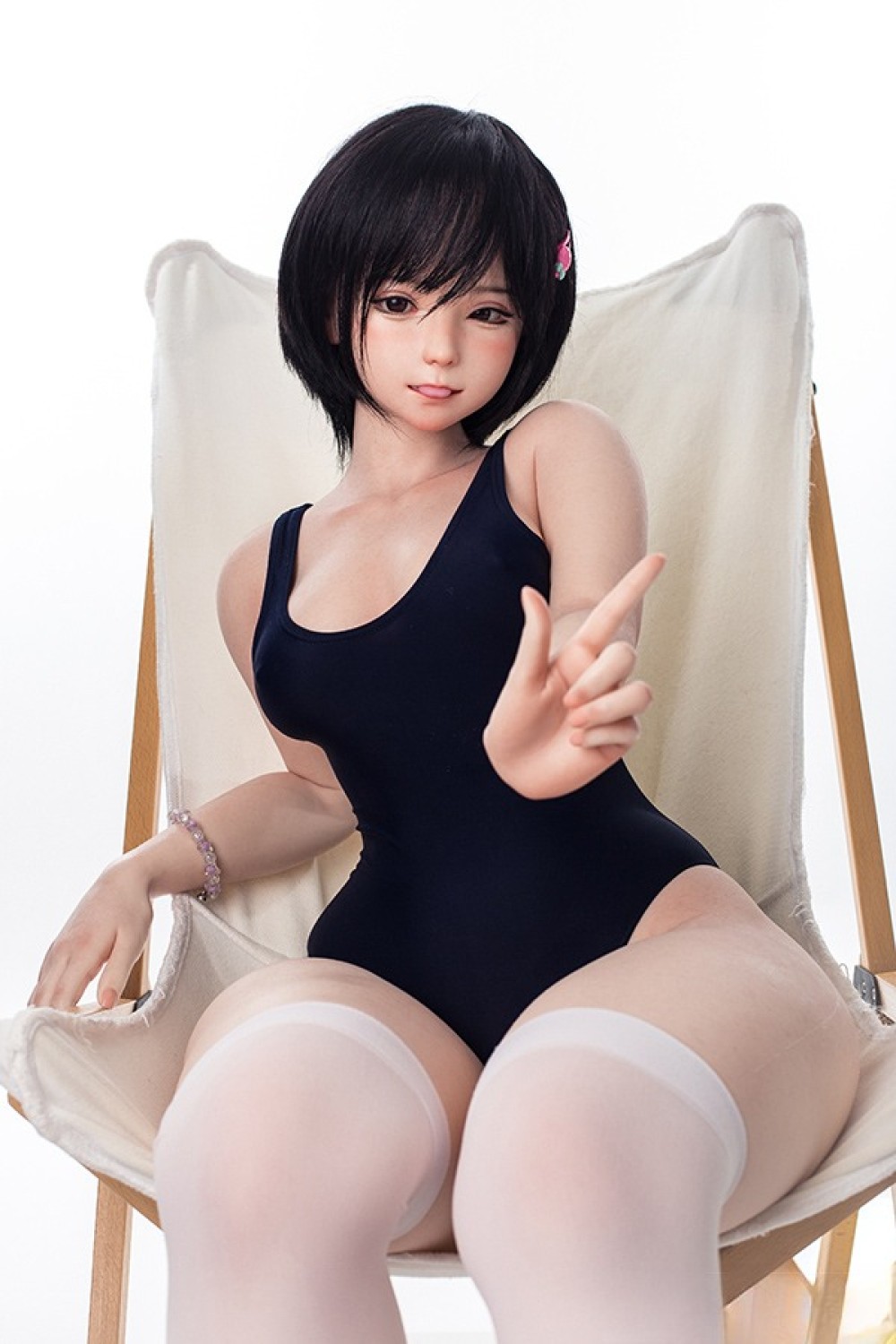 Jiusheng Doll 125cm Cカップ #129B Sanaヘッド 軽量化ボディ ROS口開閉機能付き リアル皮膚 フルシリコン製ラブドール