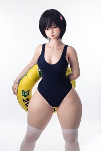 Jiusheng Doll 125cm Cカップ #129B Sanaヘッド 軽量化ボディ ROS口開閉機能付き リアル皮膚 フルシリコン製ラブドール