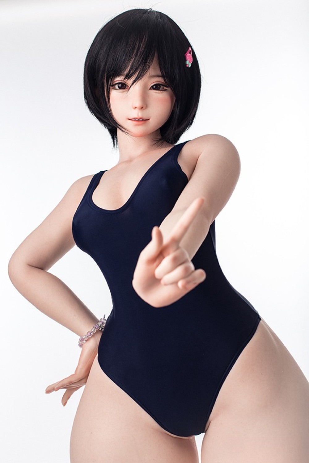 Jiusheng Doll 125cm Cカップ #129B Sanaヘッド 軽量化ボディ ROS口開閉機能付き リアル皮膚 フルシリコン製ラブドール