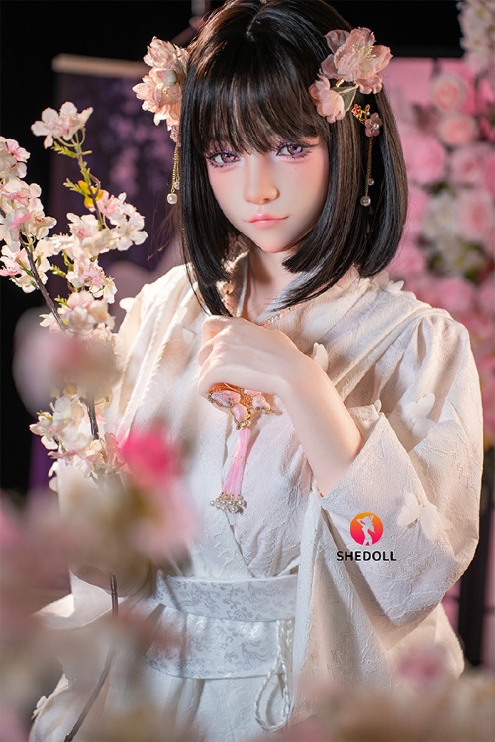 SHEDOLL 168cm Dカップ 辛夷（Xinyi）2.0ヘッド 和風美人 ヘッド及びボディー材質選択可能【超軽量版ボディ33Kg】掲載画像は フルシリコン製ラブドール
