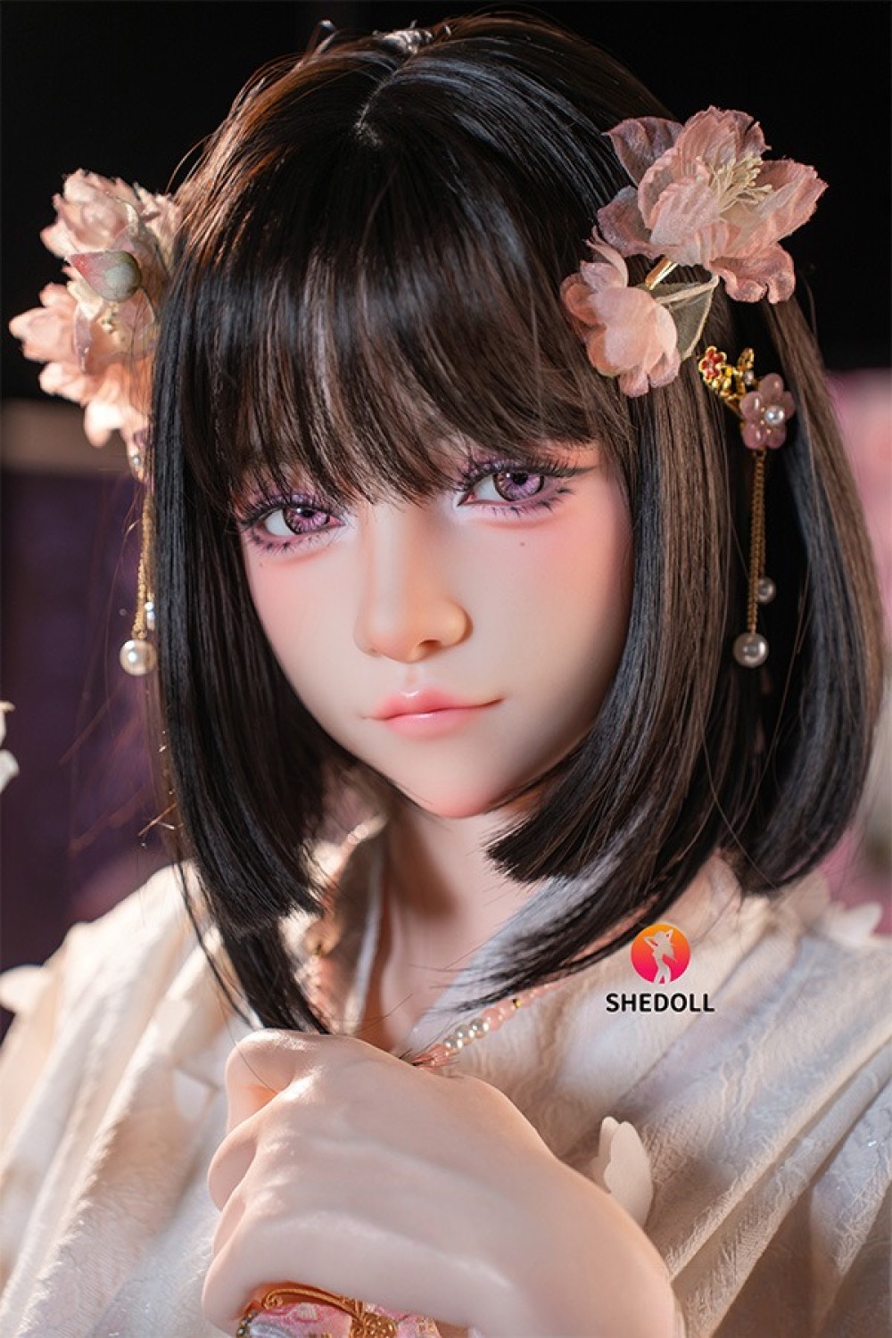 SHEDOLL 168cm Dカップ 辛夷（Xinyi）2.0ヘッド 和風美人 ヘッド及びボディー材質選択可能【超軽量版ボディ33Kg】掲載画像は フルシリコン製ラブドール