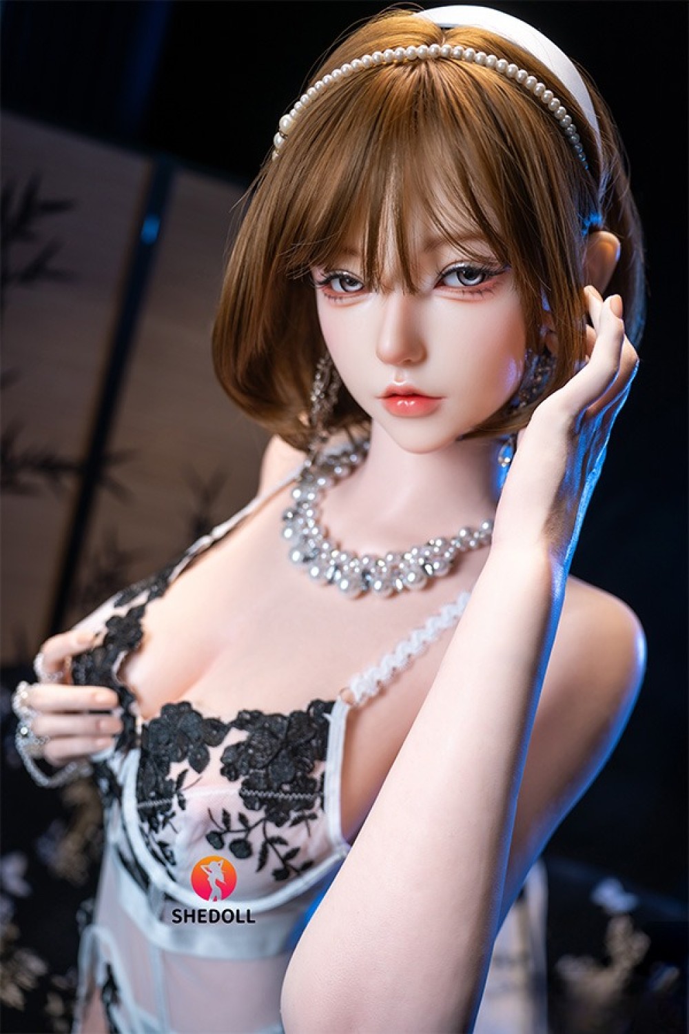SHEDOLL 168cm Dカップ 江小婉（Jiangxiaowan）ヘッド 及びボディー材質選択可能 掲載画像は ROS口開閉機能付き まぶたの開閉機能可能 フルシリコン製ラブドール