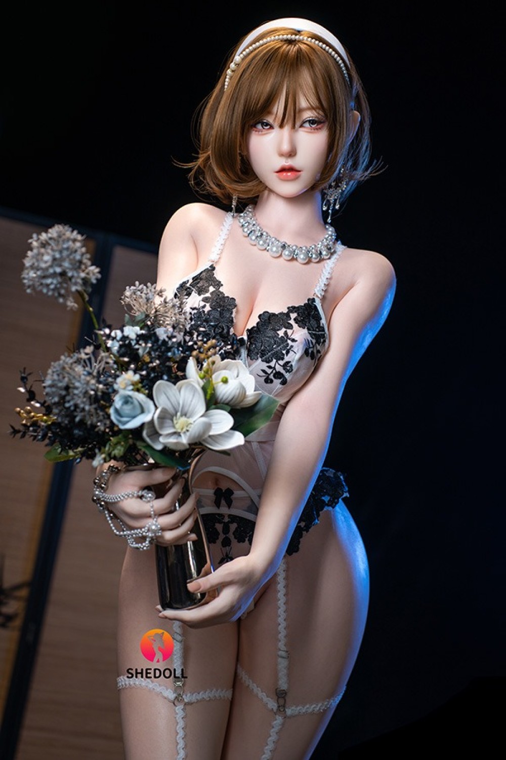 SHEDOLL 168cm Dカップ 江小婉（Jiangxiaowan）ヘッド 及びボディー材質選択可能 掲載画像は ROS口開閉機能付き まぶたの開閉機能可能 フルシリコン製ラブドール