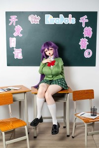【羊角社×Kiradols コラボ 割引54,000円 9月30日まで 宣伝写真通りの衣装+ハードハンド+手指骨格関節+ハードフィート+ゼリーお尻無料】150cm Nカップ 千鶴ヘッド PVC製頭部+シリコン製ボディ ラブドール