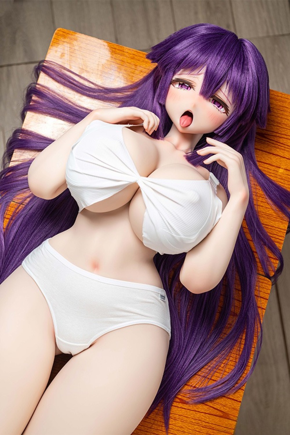 【羊角社×Kiradols コラボ 割引54,000円 9月30日まで 宣伝写真通りの衣装+ハードハンド+手指骨格関節+ハードフィート+ゼリーお尻無料】150cm Nカップ 千鶴ヘッド PVC製頭部+シリコン製ボディ ラブドール