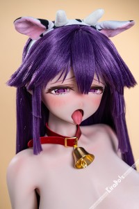 【羊角社×Kiradols コラボ 割引54,000円 9月30日まで 宣伝写真通りの衣装+ハードハンド+手指骨格関節+ハードフィート+ゼリーお尻無料】150cm Nカップ 千鶴ヘッド PVC製頭部+シリコン製ボディ ラブドール
