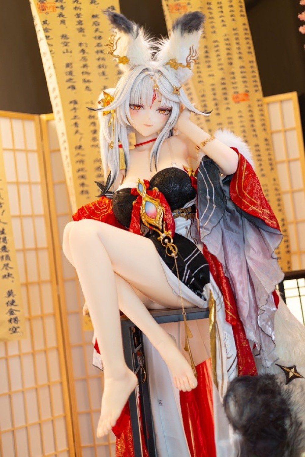 Aotume Doll 155cm Fカップ #140ヘッド コスプレアニメドール 狐妖 材質選択可能 掲載画像はシリコンヘッド+TPEボディ製ラブドール