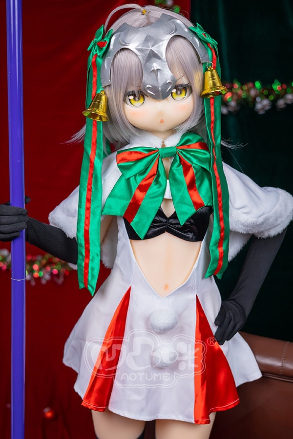Aotume Doll 135cm AAカップ 豊潤タイプ #123 ヘッド及びボディー材質選択可能 掲載画像は フルシリコン製ラブドール