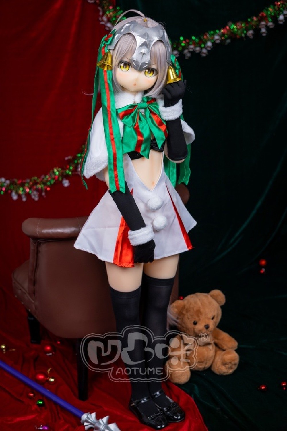 Aotume Doll 135cm AAカップ 豊潤タイプ #123 ヘッド及びボディー材質選択可能 掲載画像は フルシリコン製ラブドール