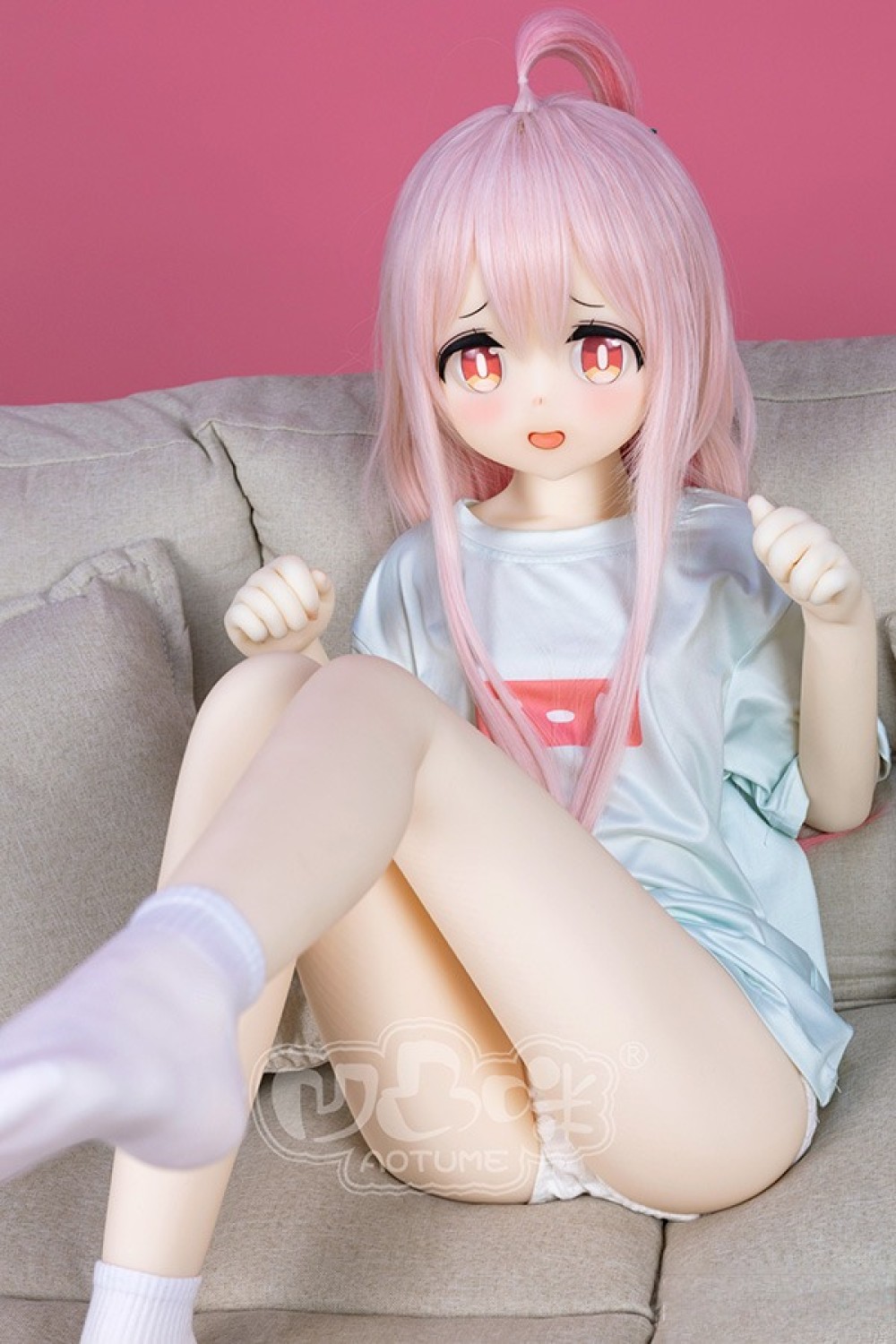 Aotume Doll 135cm AAカップ(細身タイプ) #129 ヘッド及びボディー材質選択可能 掲載画像は TPE製ラブドール