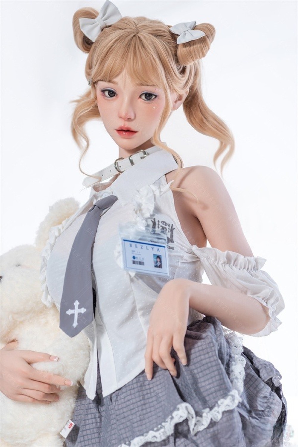 Top Sino 170cm Bカップ T35米栗 Mili 髪の毛植毛選択可 掲載画像はアートワークカスタム版+RRSメイクボディ フルシリコン製ラブドール