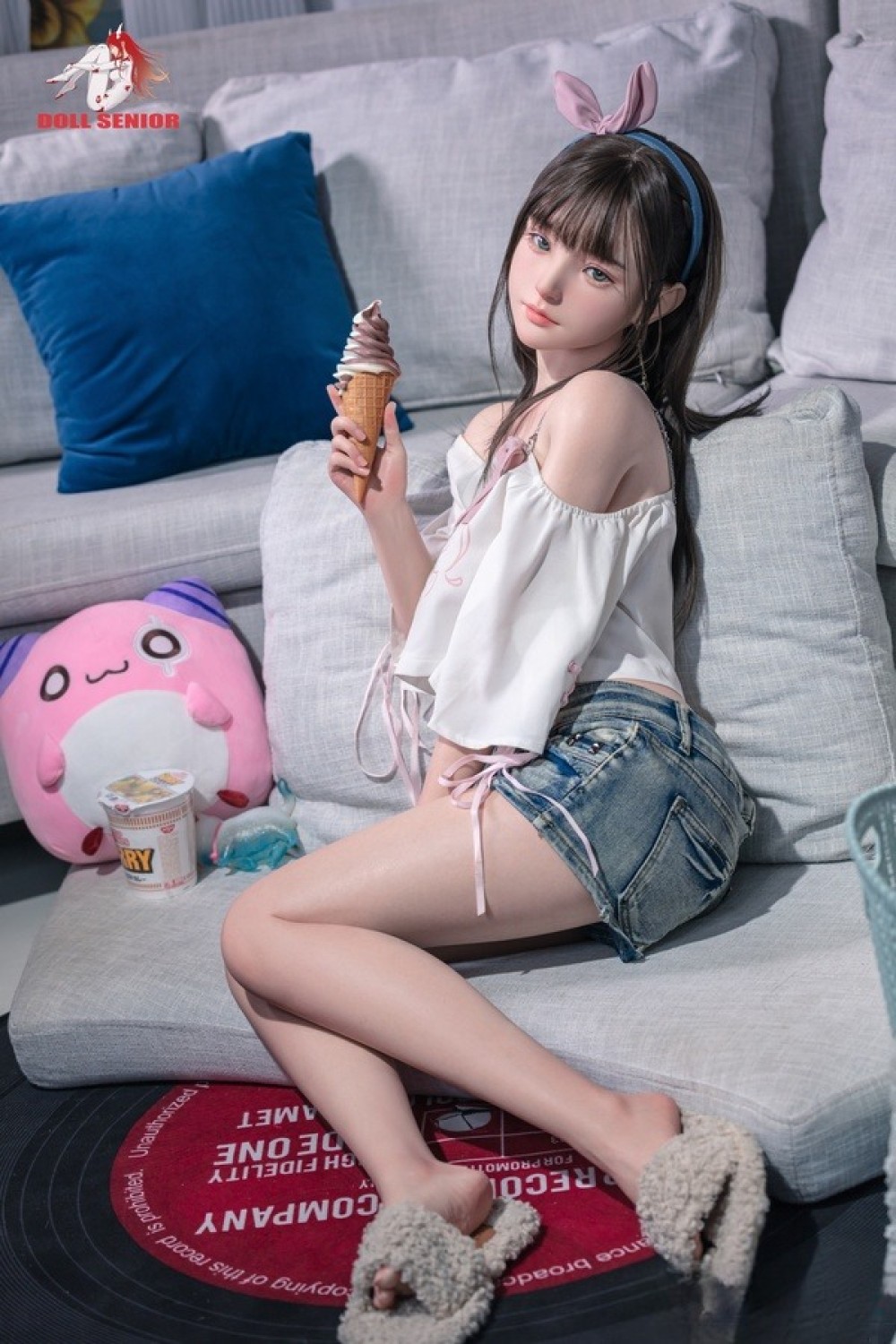 Doll Senior 148cm Cカップ #22弥耶（Miye）軟性シリコンヘッド オーラル機能+口開閉機能あり+模擬口腔付き 掲載画像はフルシリコン製ラブドール