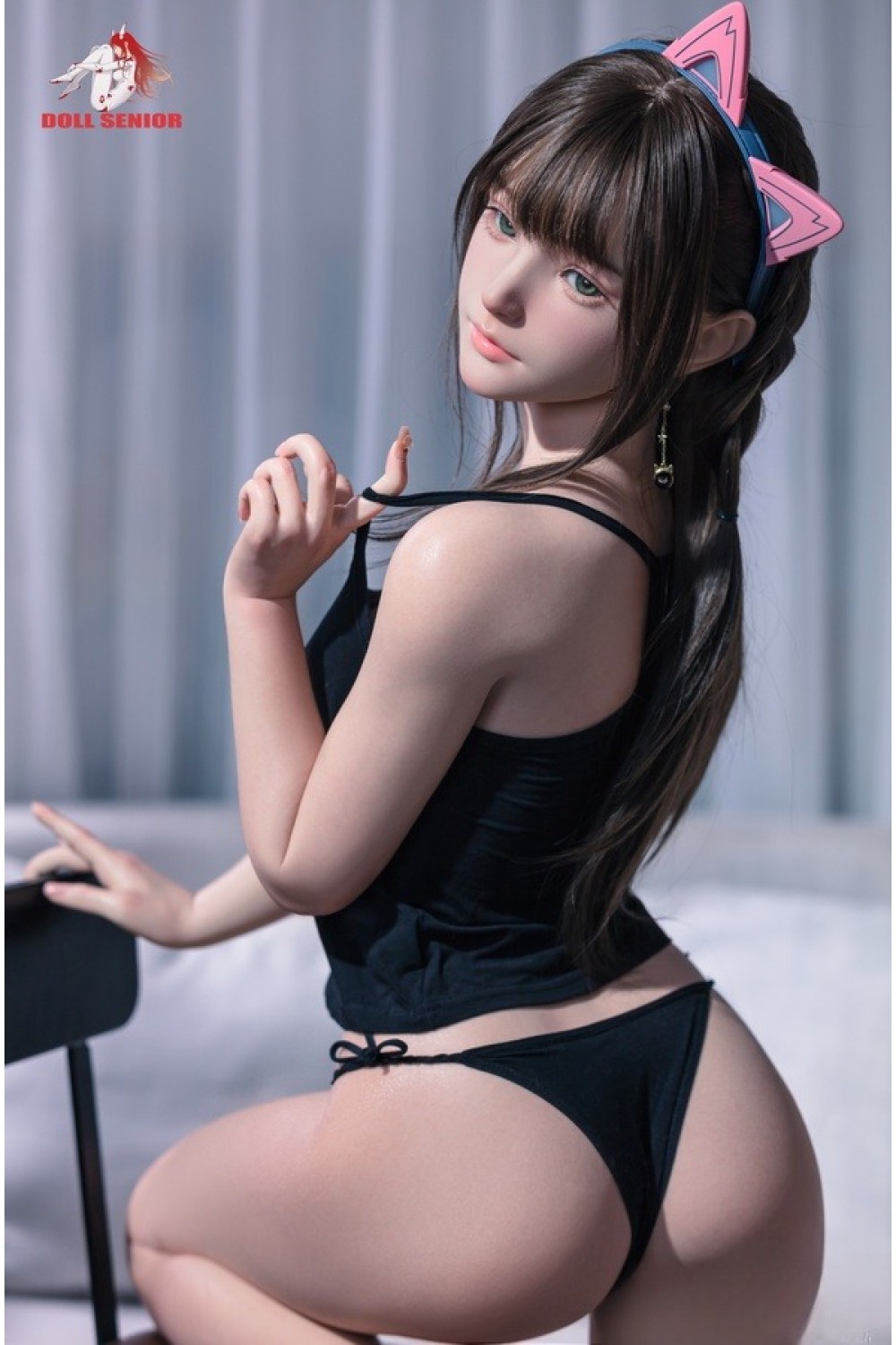 Doll Senior 148cm Cカップ #22弥耶（Miye）軟性シリコンヘッド オーラル機能+口開閉機能あり+模擬口腔付き 掲載画像はフルシリコン製ラブドール