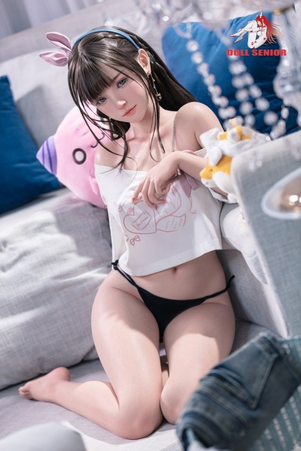 Doll Senior 148cm Cカップ #22弥耶（Miye）軟性シリコンヘッド オーラル機能+口開閉機能あり+模擬口腔付き 掲載画像はフルシリコン製ラブドール