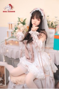 Doll Senior 148cm Cカップ #美咲(meixiao) 軟性シリコンヘッド オーラル機能+口開閉機能あり+模擬口腔付き 掲載画像はフルシリコン製ラブドール